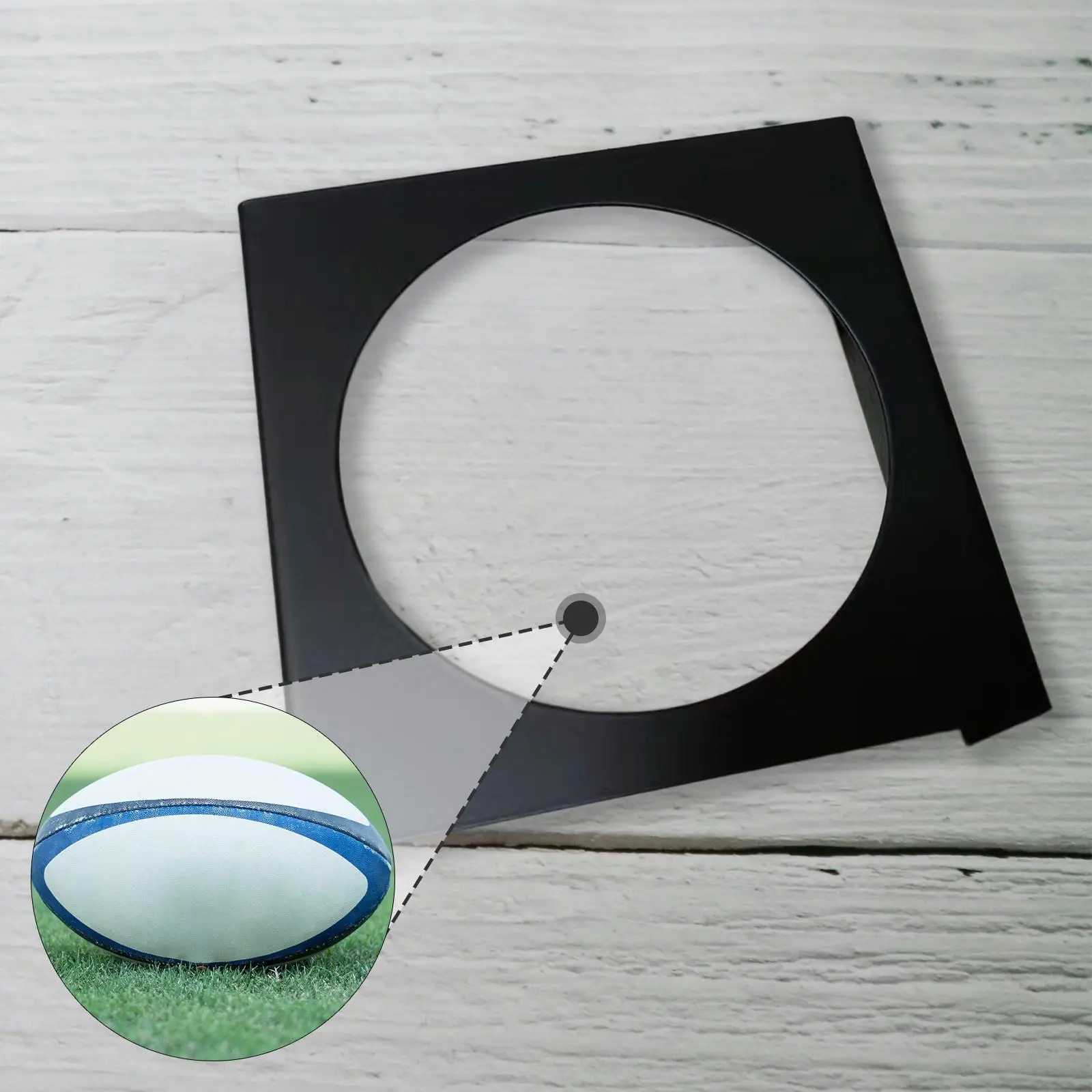 

Ball Stand Multifunctional Carbon Steel Space Saving Display Rack Basketball Storage Holder for Rugby Soccer Store Office Desk