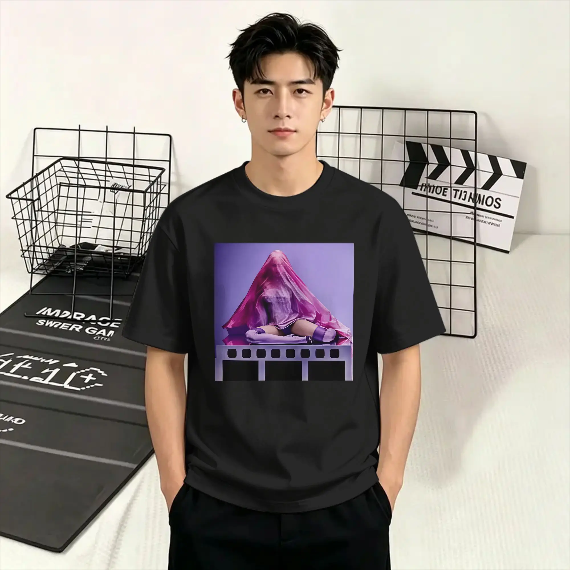 Men T-Shirt Madonnas Confessions II Album 2026 Funny Pure Cotton Tees Short Sleeve  T Shirt Crew Neck Clothing Original