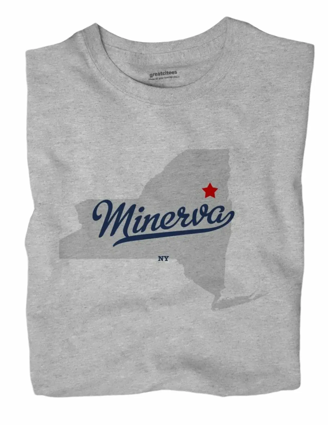 Футболка с длинным или коротким рукавом, с картой NY