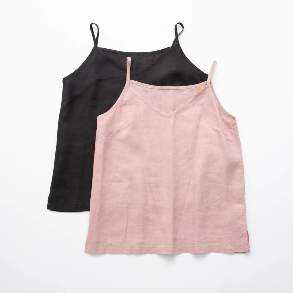 

Cotton Linen Svel V-Ne Vest Women's Loose Lightweight Summer New Sle Large Size Outerwear Inner Match Base Top