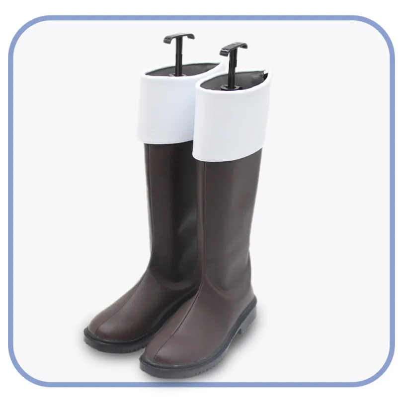 Hetalia Axis Powers Allemagne Ludwig Cosplay Costume Chaussures Anime Carnaval Fête Halloween Bottes Faux Cuir Bottes