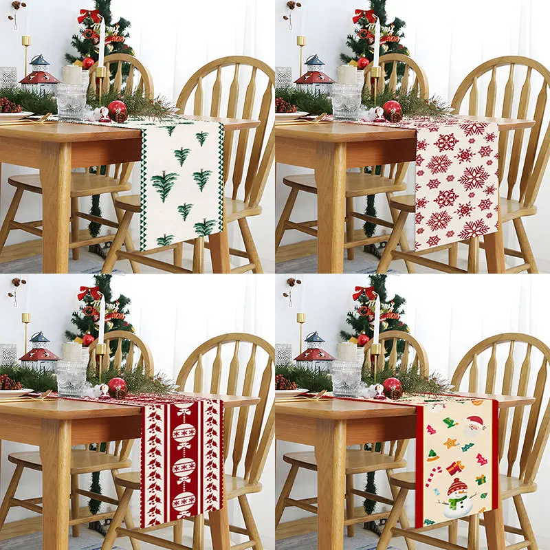 

Christmas Tablecloth Home Restaurant Tablecloth Cozy Home Festival Desktop Decoration Christmas Ornament Home Decoration