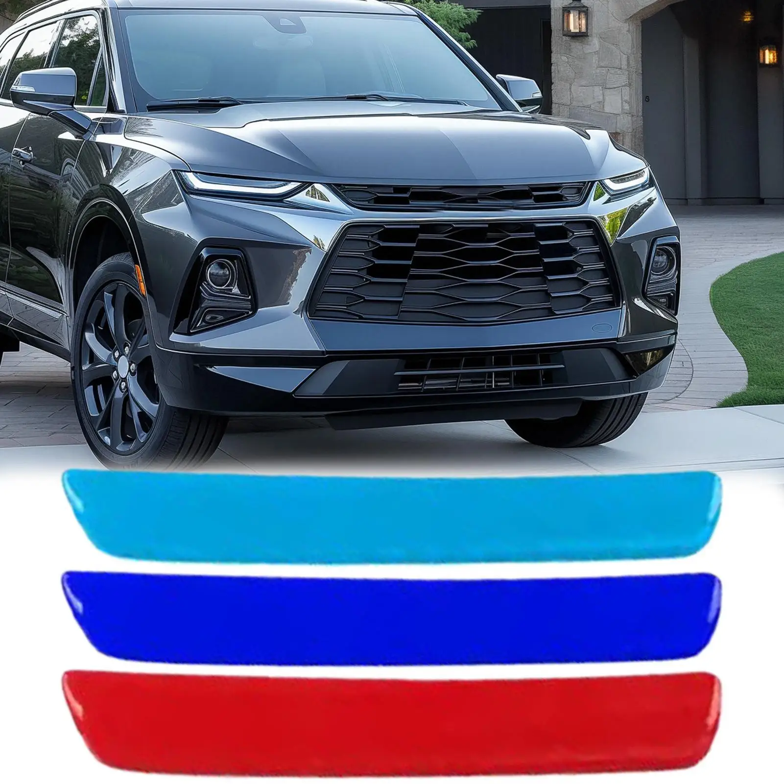 

3Pcs Car Styling Fashion Front Grills Stickers Car Accessories Decorative Car Body Decals For Aud i A3 8Y 2021-23