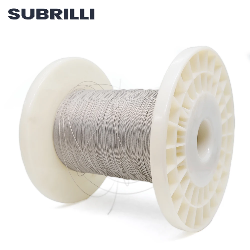

SUBRILLI Diamond Wire 0.45mm Diameter Superfine Wire Saw Blade 200 Meters Length Cutter For Mechine Cutting Jewelry Stone