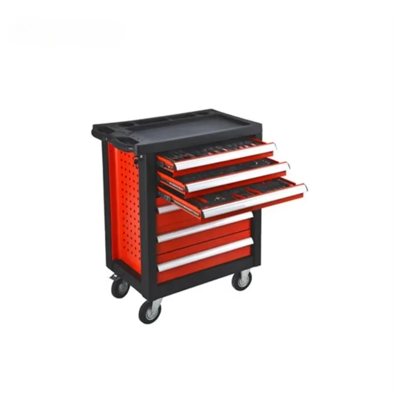 Tool Trolly for Car Repair Tool Box Cart with Wheels Tool Cabinet Tire Sockets Stock Trolly