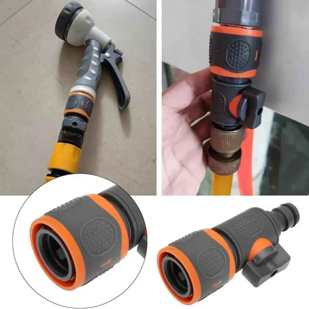 1-9Pcs Garden Hose Quick Connect Adapters Tap Shut Off Valve Fitting Watering Connector for Faucets Spray Guns Watering Systems