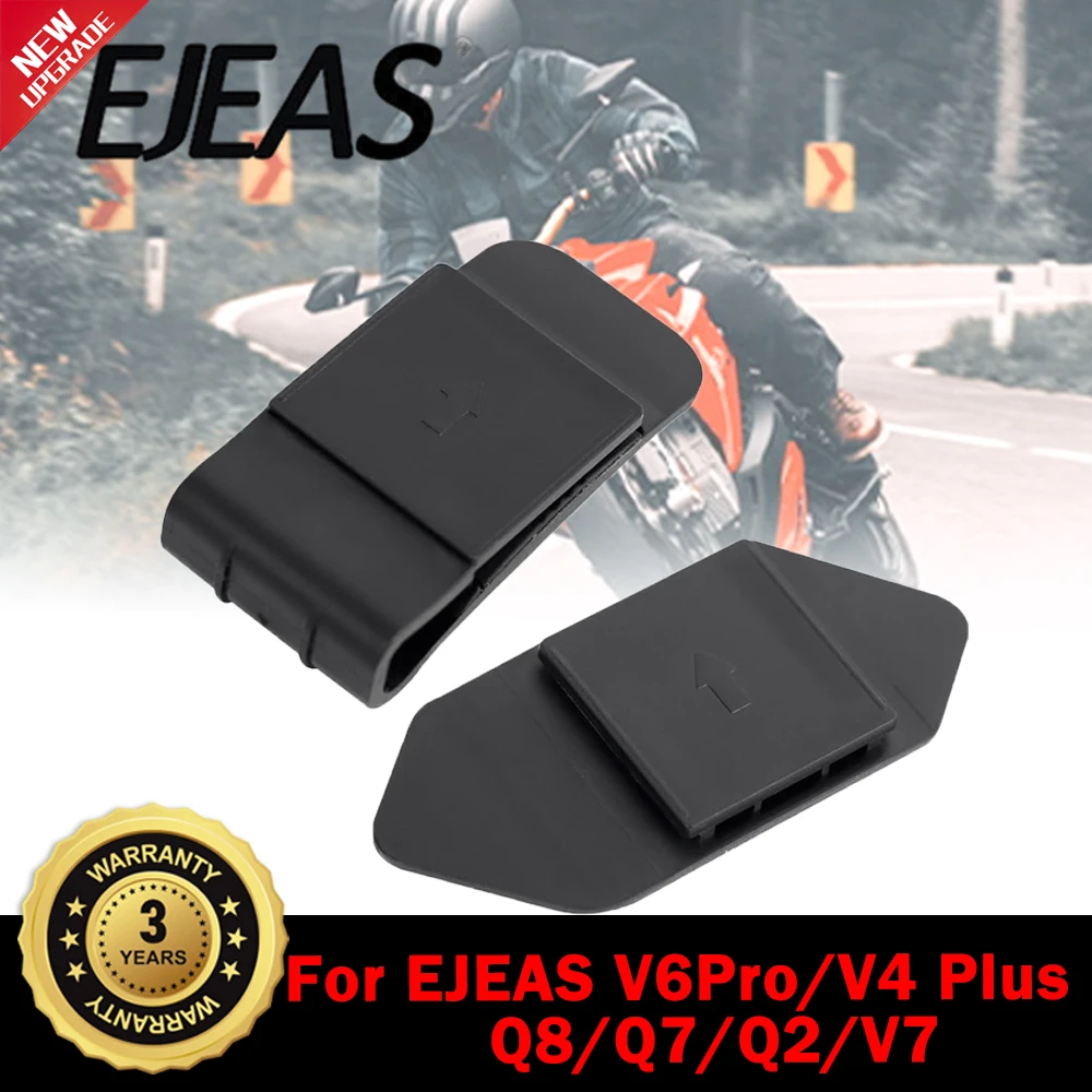 Motorcycle Helmet Intercom Mounting Clip Double-Sided Tape Base For EJEAS V6 PRO+/V4 PLUS Q7 Q2 Q8 Bluetooth Headset Accessories