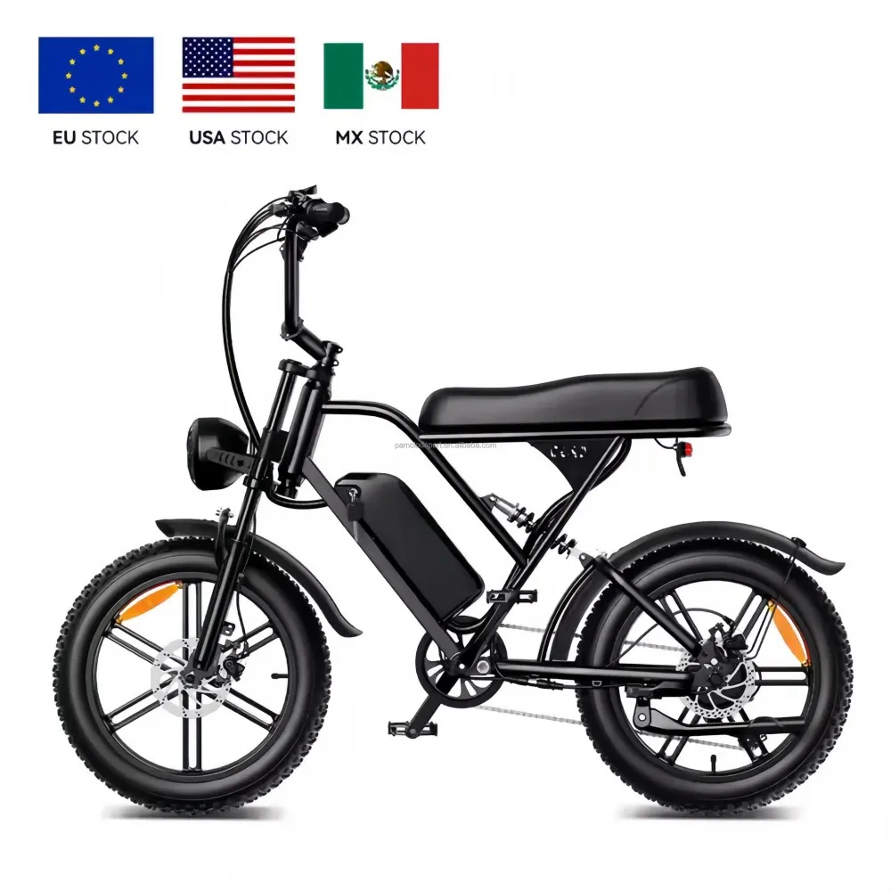 

48V 1000w High-Performance Li-ion Battery City Bike 45km Long Distance Commuting Fat E-Bikes G60 E-bike US Shipping