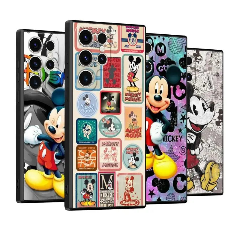 Mickey Minnie Comics Phone Case for Samsung Galaxy S23 Ultra S22 S21 FE S20 S10 S10E Note 20 10 Plus Coque