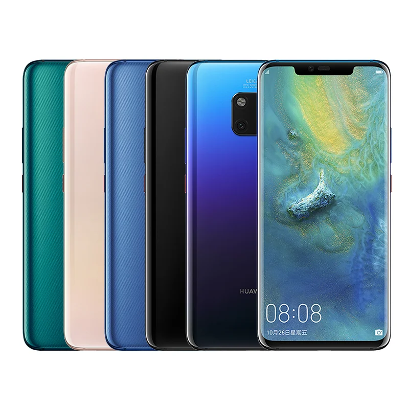 Huawei Mate 20 Pro Smartphone Android 6.39 inch 8 + 256GB ROM 4G Netwerk 40MP 4200mAh Mobiele telefoons Google Play Store celulares