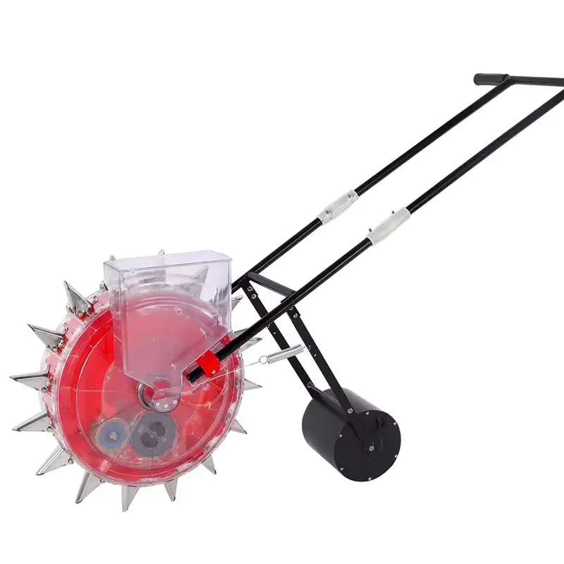 JC S01 Manual Hand Push Seeder for Farm Agriculture Fertilizer Spreader Planting Machine Small Garden Tool Equipment