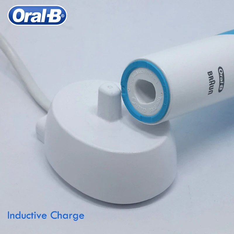 Oral B Electric Toothbrush D12 Rotation Vitality Smart Tooth Brush Inductive Rechargeable Replaceable Brush Head 4 Refills + Box