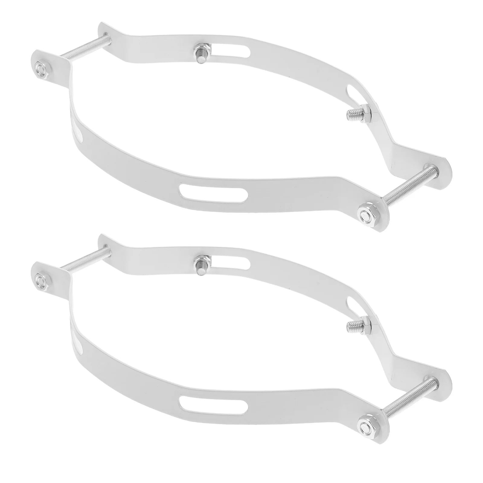 

1Set Solar Light Pole Mounting Bracket Extension Arm Outdoor Lamp Post Installation Kit Iron Sheet Street Light Mount Clamp