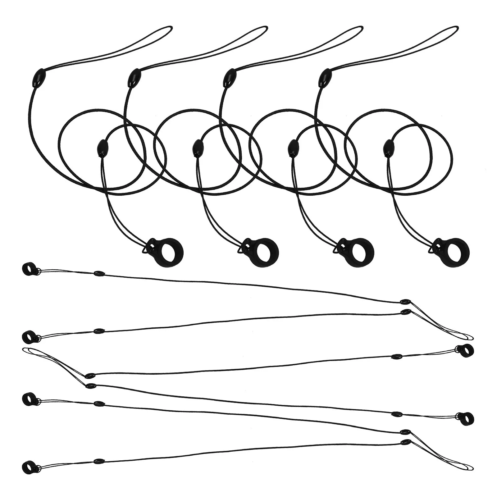 

12Pcs Anti-Loss Stylus Lanyard Cord Signature Pen Elastic Tether Secure Fit for Apple Pencil and Capacitive Pens School Work