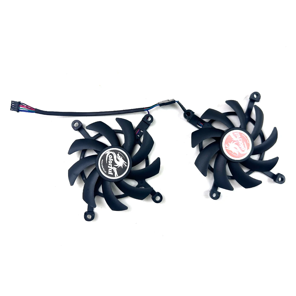 Nuevo ventilador de refrigeración 85MM 4PIN RTX2060 2060 Super GPU ventilador para colorido RTX 2060 GTX 1660Ti 1650 1660 ventiladores de tarjeta de vídeo súper gráficos