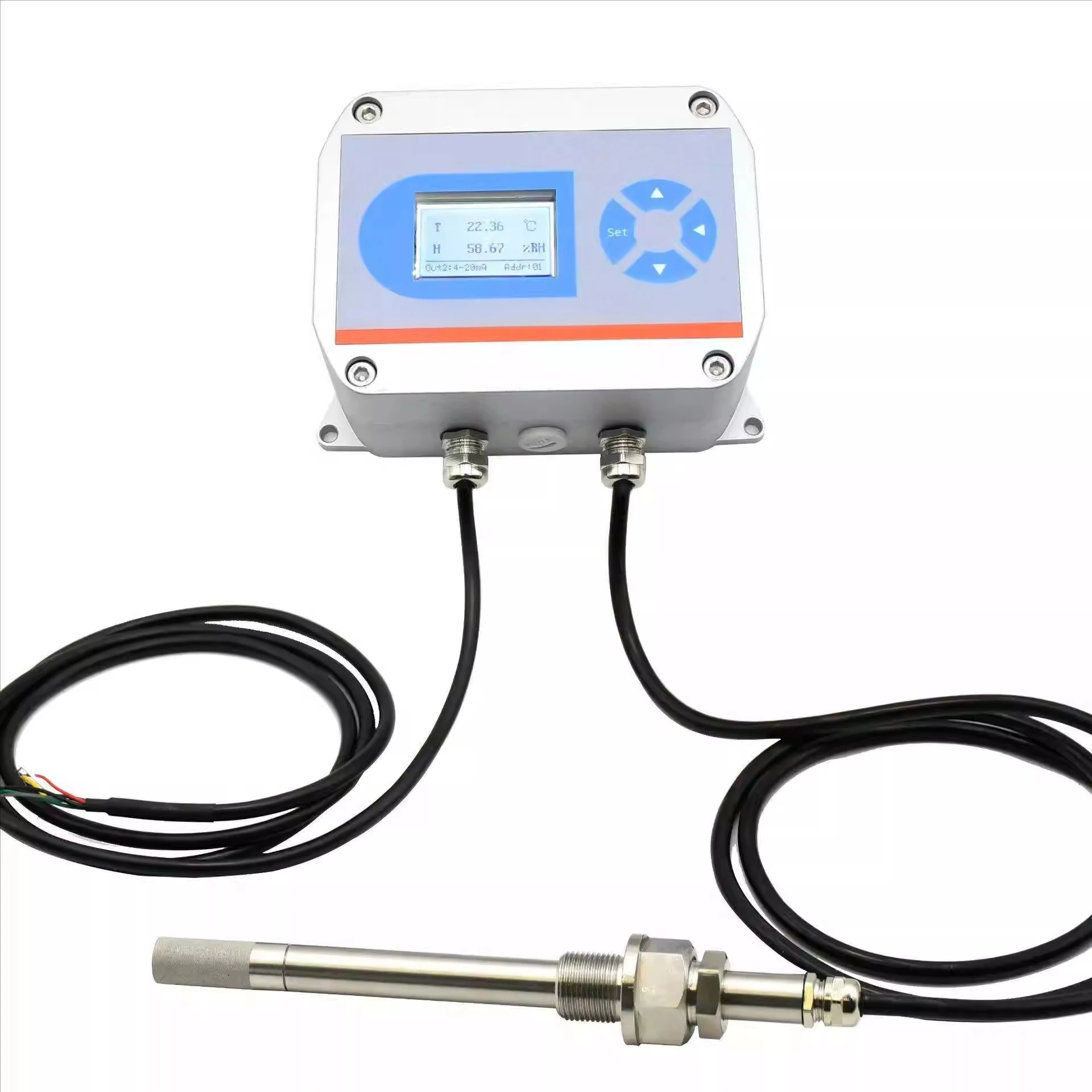 

Industrial temperature and humidity transmitter, electronic packaging high-precision temperature and humidity measurement