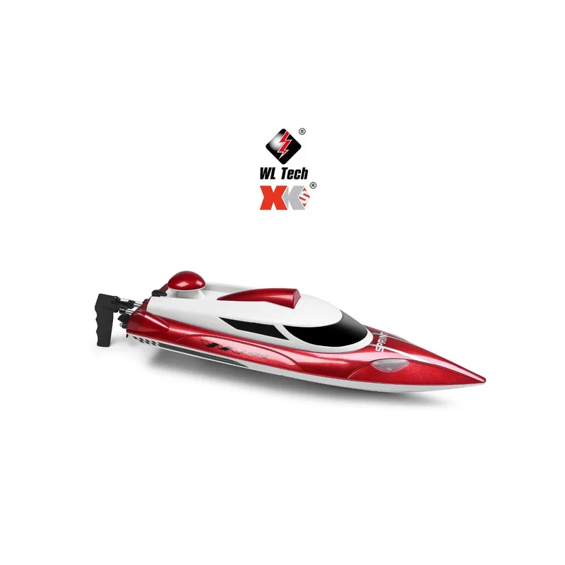 Weili Wl918 Grensoverschrijdende hoge snelheid afstandsbediening Schip Draadloos Snelle boot Kleurrijke nachtnavigatielicht Elektrisch speelgoed Rc-schip