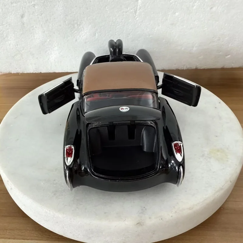 1:24 1957 Corvette C1 Alloy Modified Sports Car Model Diecast Metal ClassIc Track Racing Vehicles Car Model Simulation Kids Gift view 5