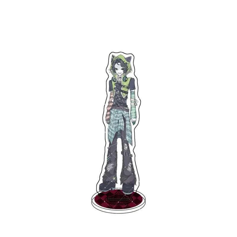 New The Freak Circus Pierrot Harlequin Acrylic Stand Model Keychain Double-Sided Figure Plate Desk Decor Birthday Gift 15cm