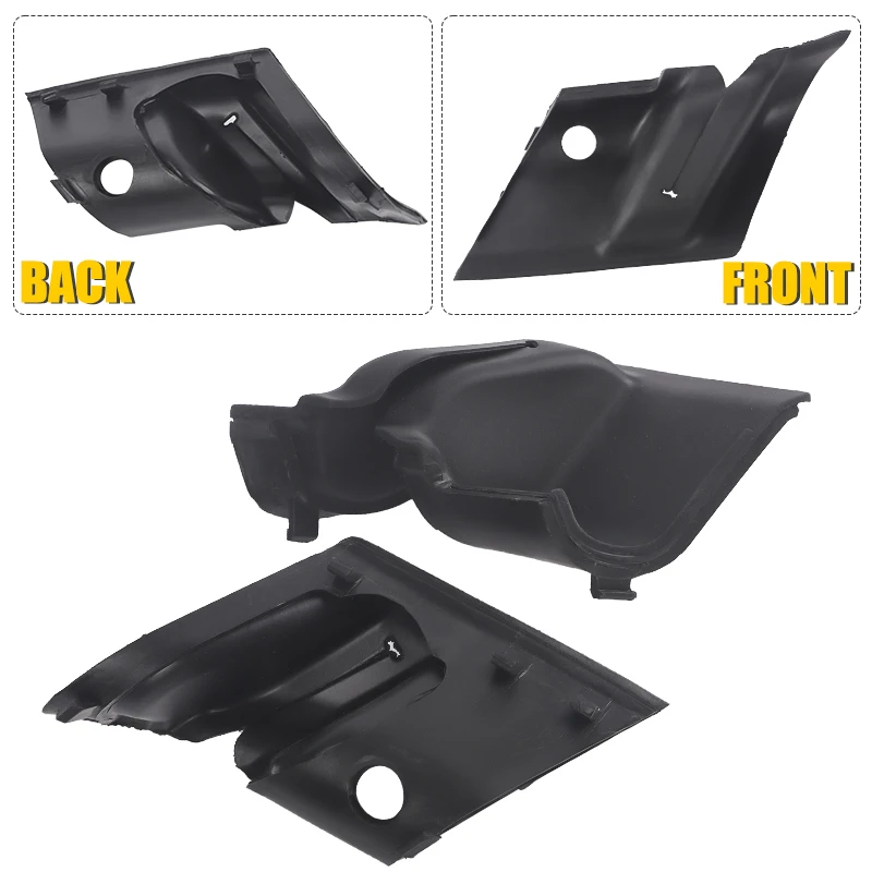 2Pcs RV Front Windshield Wiper Cowl End Panel Cover Trim For Ford Transit Mk7 2006-2013 1433665 1433666 6c11-16k814-Ae - view 3