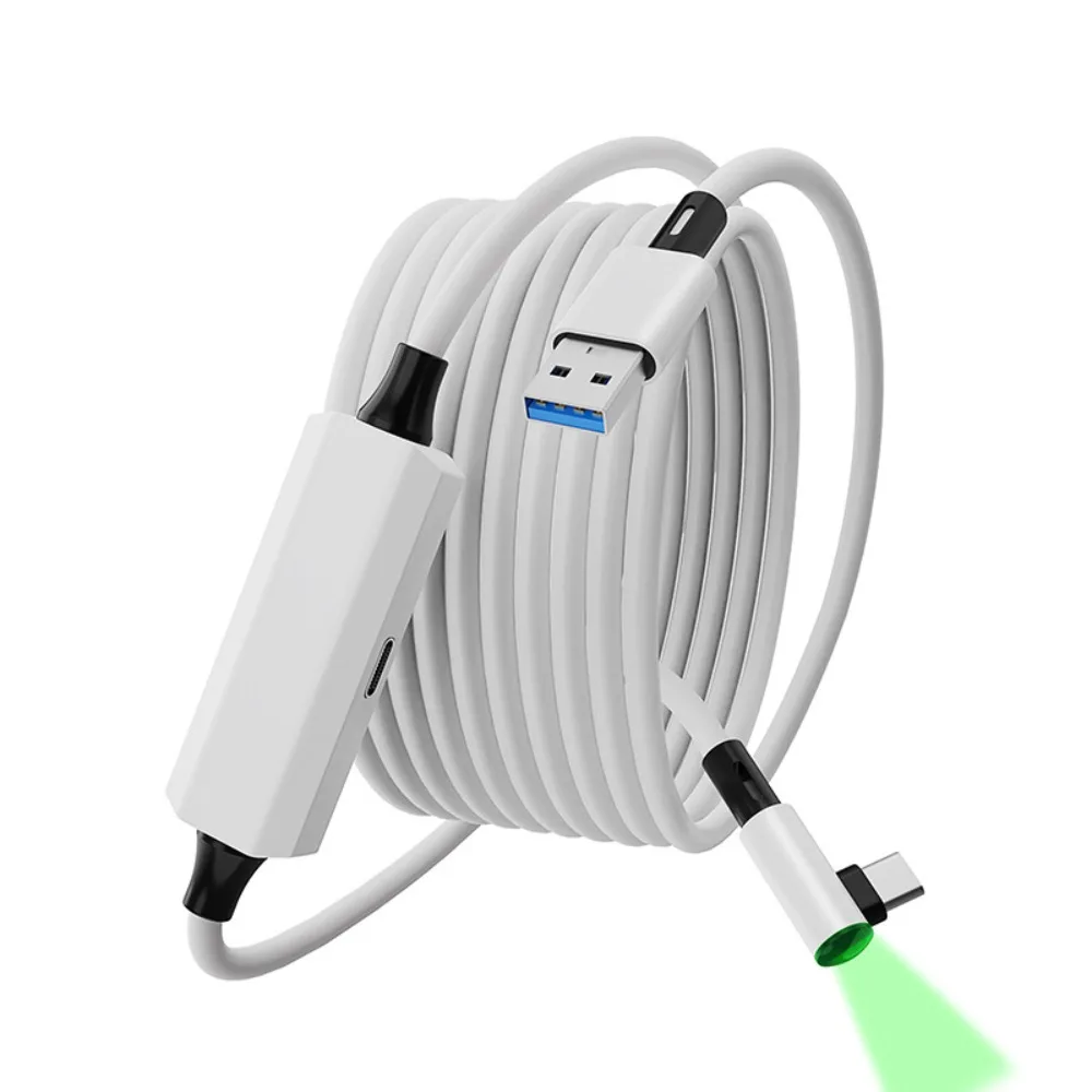 USB3.2 Gen1 5M VR Link Cable Type a To C 5Gbps Data Transfer Cable Stable for Meta Quest 3/3S/Pico 4 Ultra