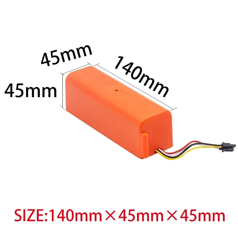 

Replacement Battery Li-ion Battery 14.4V 5200mah Robotic Vacuum Cleaner For Xiaomi Robot Roborock S50 S51 S55 Accessory Spare