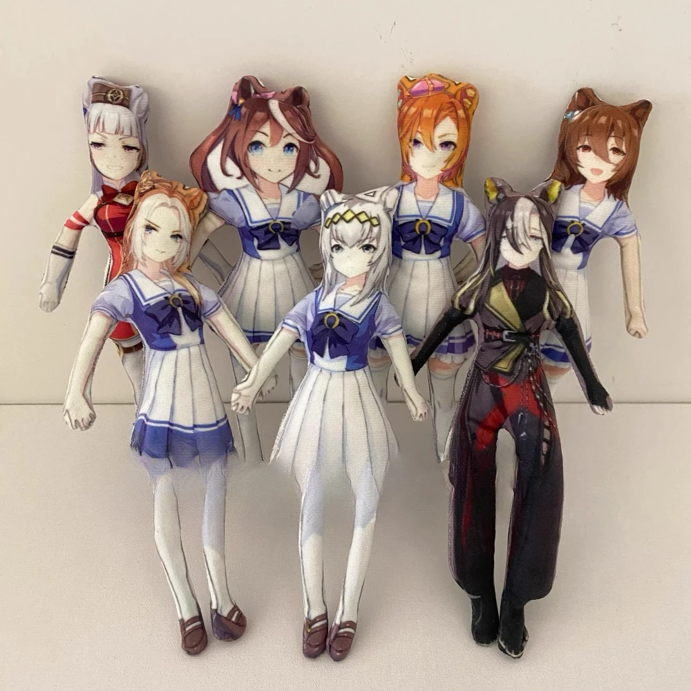 23cm Game Tokai Teio Agnes Tachyon Gold Ship Oguri Cap Plush Doll Anime Soft Figure Stuffed Cosplay Toy for Gift