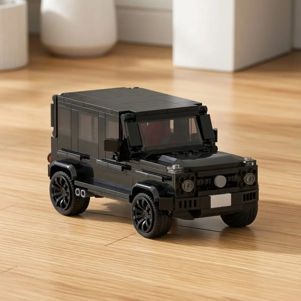 Creative Design City Racing Black Warrior Large MOC Building Blocks Model DIY Children's Educational Assembly Toy Birthday Gift