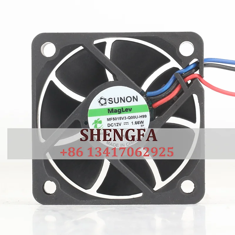 

SUNON DC12V1.66W MF50151V3-Q00U-H99 5CM 50x50x15MM ultra-quiet 5015 magnetic suspension cooling fan