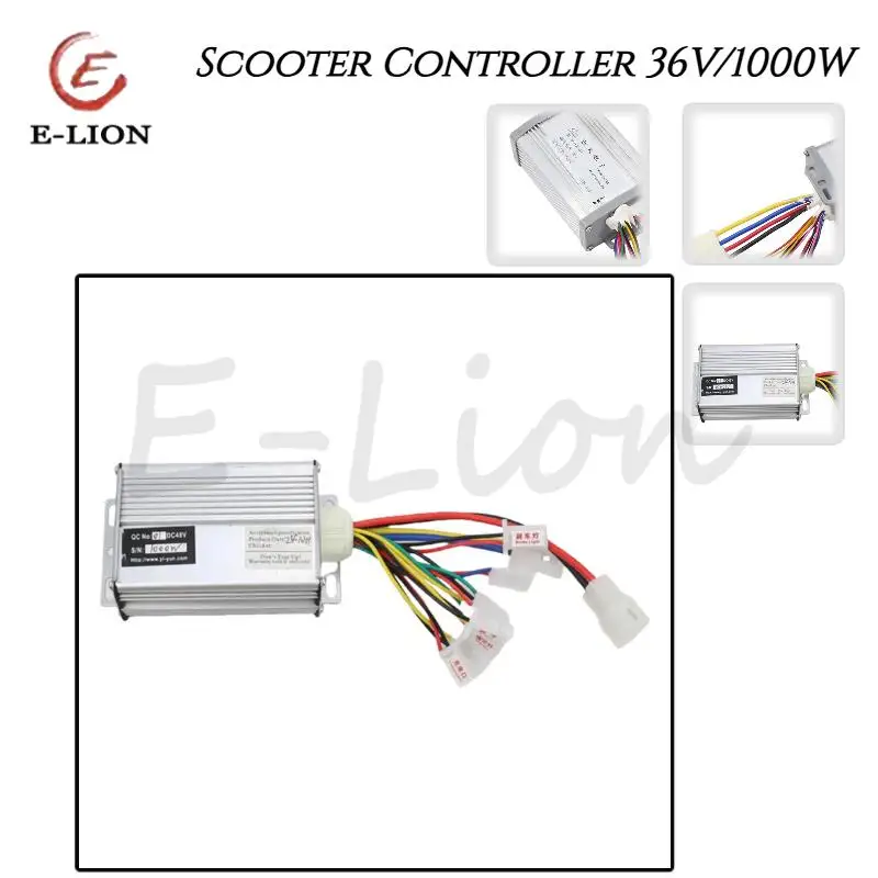 

36V 48V 1000W Electric Brush Motor Controller Motor Speed Control Electric Scooter Bike Motor Controller