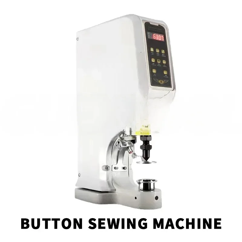 완전 자동 단추 기계 전기 대형 단추 재봉틀 4 대 1 단추 가스 눈 단추 펀칭 기계