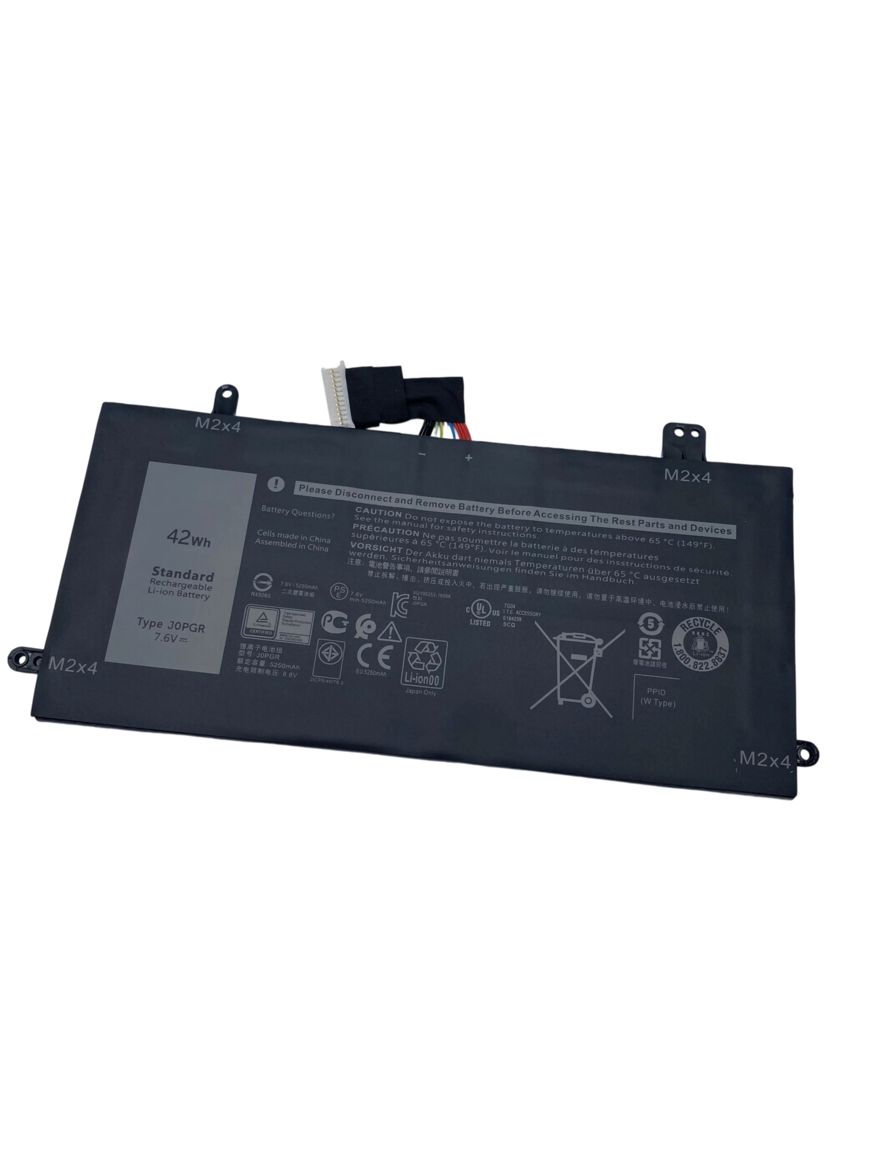 New J0PGR JOPGR Laptop Battery For Dell Latitude 5285 5290 2-in-1 T17G T17G001 T17G002 Series 1WND8 X16TW FTH6F 0J0PGR 0X16TW
