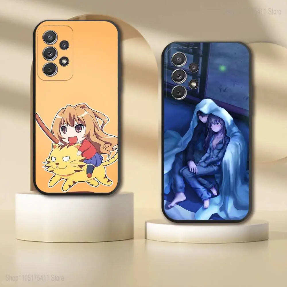 

Ctue T-Toradora! Phone Case For Samsung S 25,24,23,22,30,21,10,9,Ultra,Plus,Lite,FE,4,5G Black Soft Case