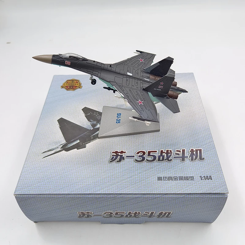 1/144 Scale Russia Air Force Su35 SU 35 SU-35 Fighter Aircraft Russia Airplane Models Adult Children Toys for Collections