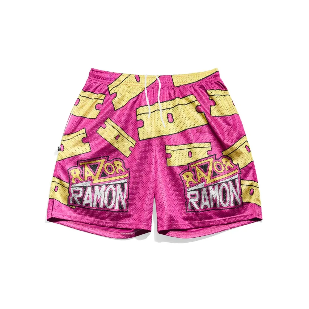 Summer New Style Men's Fashion Hip-Hop Beach Shorts 3D Printed Breathable Trendy Wrestling Casual Streetwear Shorts