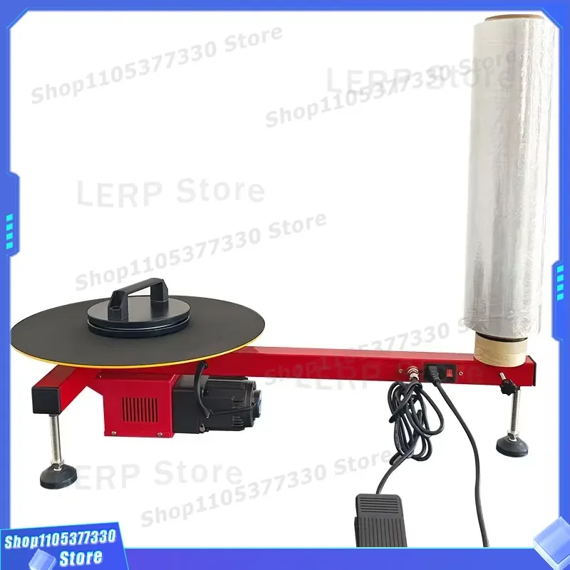 Manual Desktop Stretch Film Wrapping Machine for Small Business Packaging Portable Plastic Wrap Dispenser Tool Easy Use