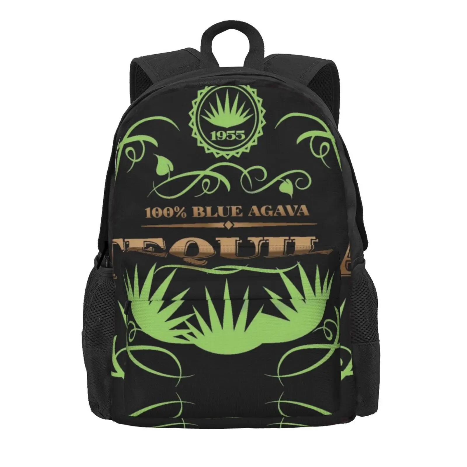 Tequila 100% Blue Agave Hot Sale Schoolbag Backpack Fashion Bags Cabo Wabo Drink Mexico 100 Blue Agava Blue Agave Jalisco Agave