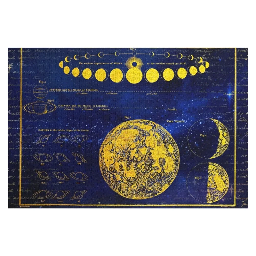 

Moon and Planets Astronomical Map Jigsaw Puzzle Wood Adults Adult Wooden Baby Toy Novel Toys For Children 2022 Puzzle