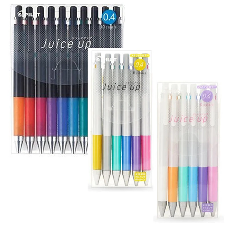 

Japan Pilot Juice Up Gel Pen Set New Juice Up 0.4mm Metallic Color Neutral Pen Limited Edition LJP-20S4 Offic School Stationery