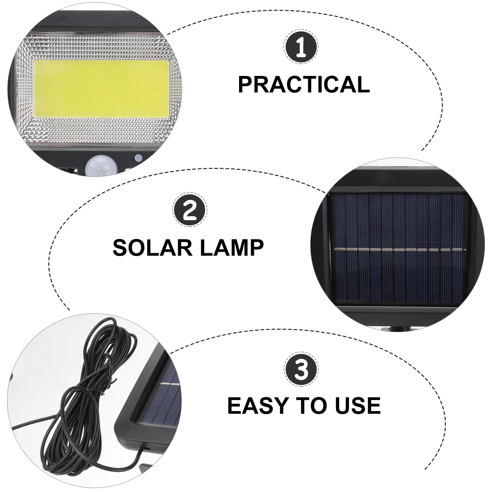 

Split Type Solar Wall Lamp Style 3 Outdoor Garden Wall Light Garage Solar Lamp LED Light Waterproof Energy Saving
