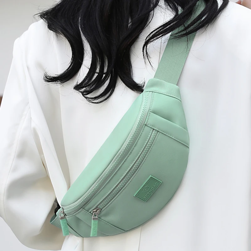 

Ladies' Casual Chest Bag, Large Capacity Multi Pocket, Sports Phone Bag, Daily Commuting Bag, Fashionable Shoulder Bag, Etc