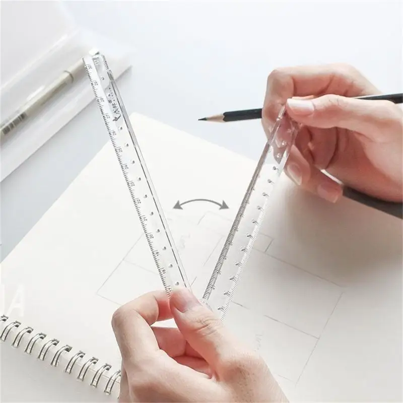 Math Ruler Measuring Tool for Student Teacher, Measuring length 0-30cm