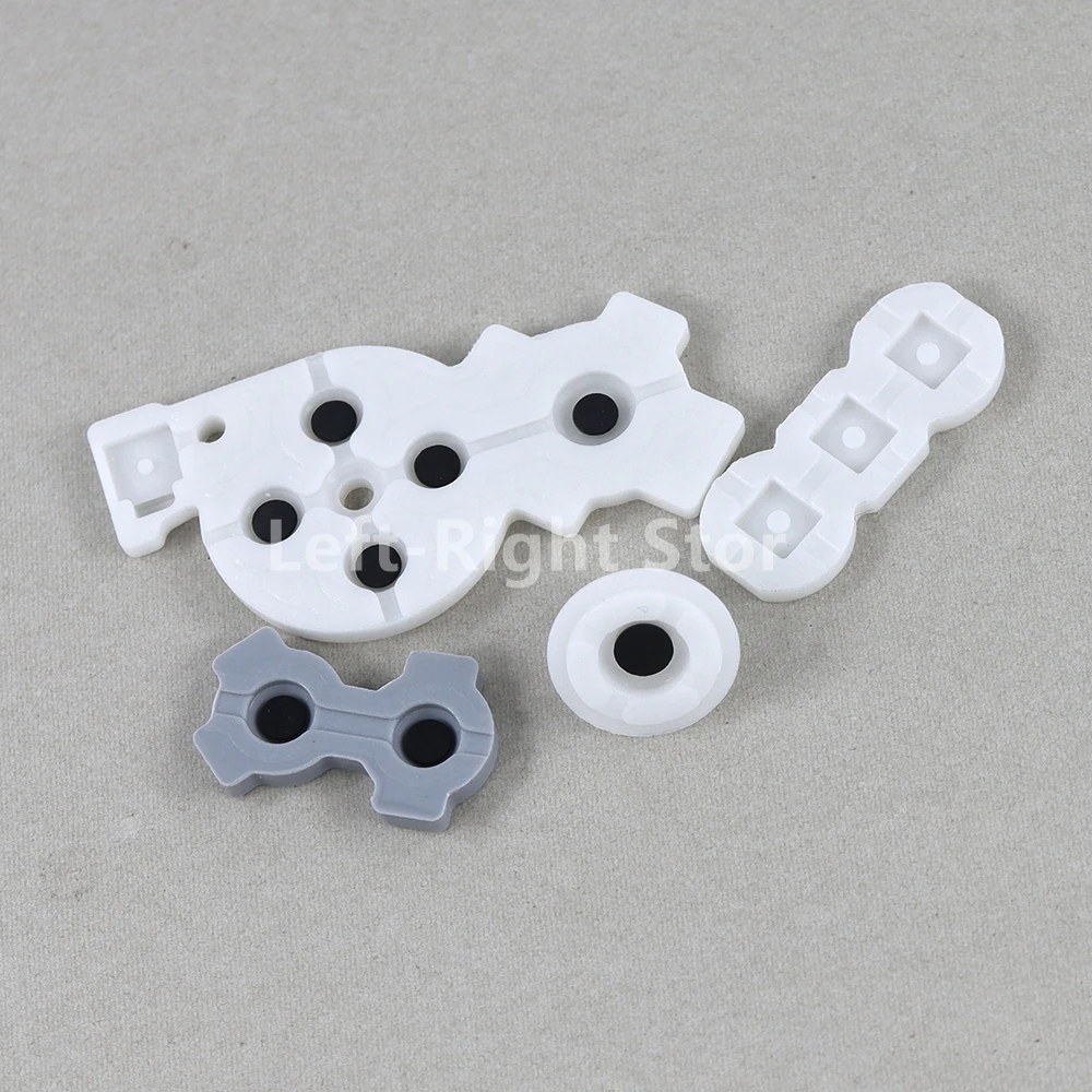 3Sets Voor Wii Rechter Controller Rubber Geleidende Lijm Knoppen Reparatie Deel Pads