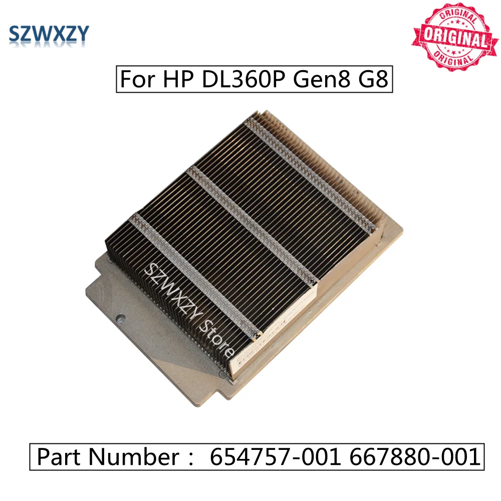 SZWXZY Original Server CPU Cooling System Heatsink Heat Sinks Kit For HP DL360P Gen8 G8 654757-001 667880-001