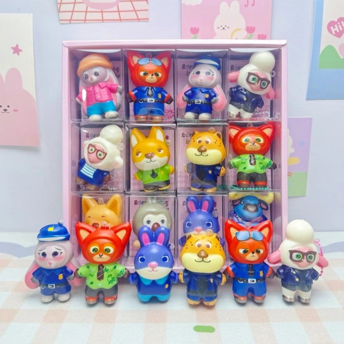 Zootopia, Serie Mejores Amigos, Muñeco de Peluche Antiestrés, Figuras de Anime, Adornos, Modelo para Fanáticos, Niños, Regalos de Navidad