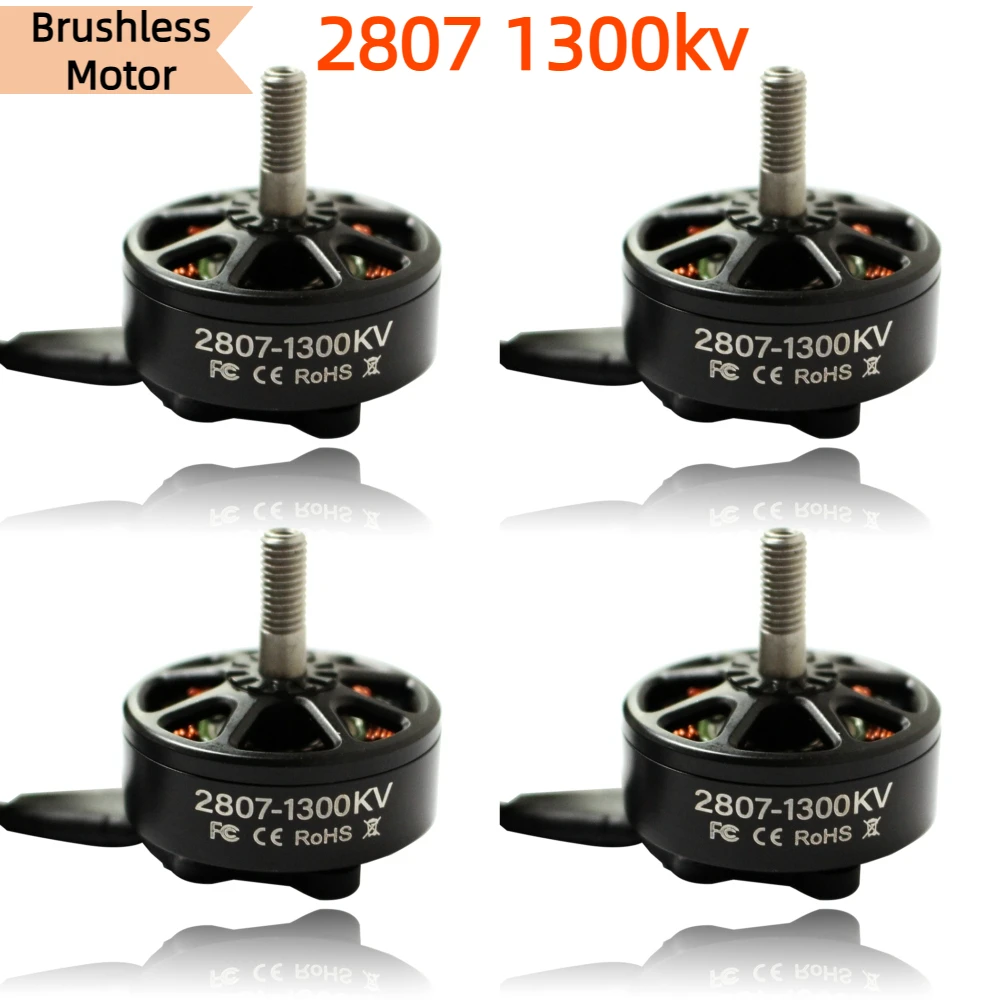 Nowy X2807 2807 1300kv bezszczotkowy silnik 2-6s 4mm łożysko silnik wału do Rc Fpv wyścigowy dron Multi helikopter Diy Upgrade Compone