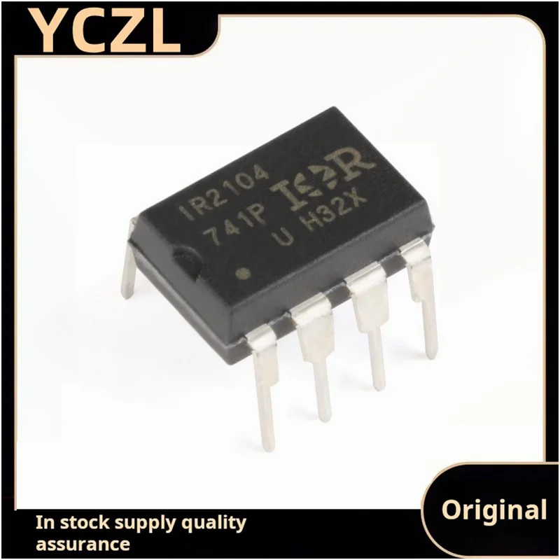 2PCS IR2104PBF DIP-8 600V half-bridge gate driver IC chip original authentic