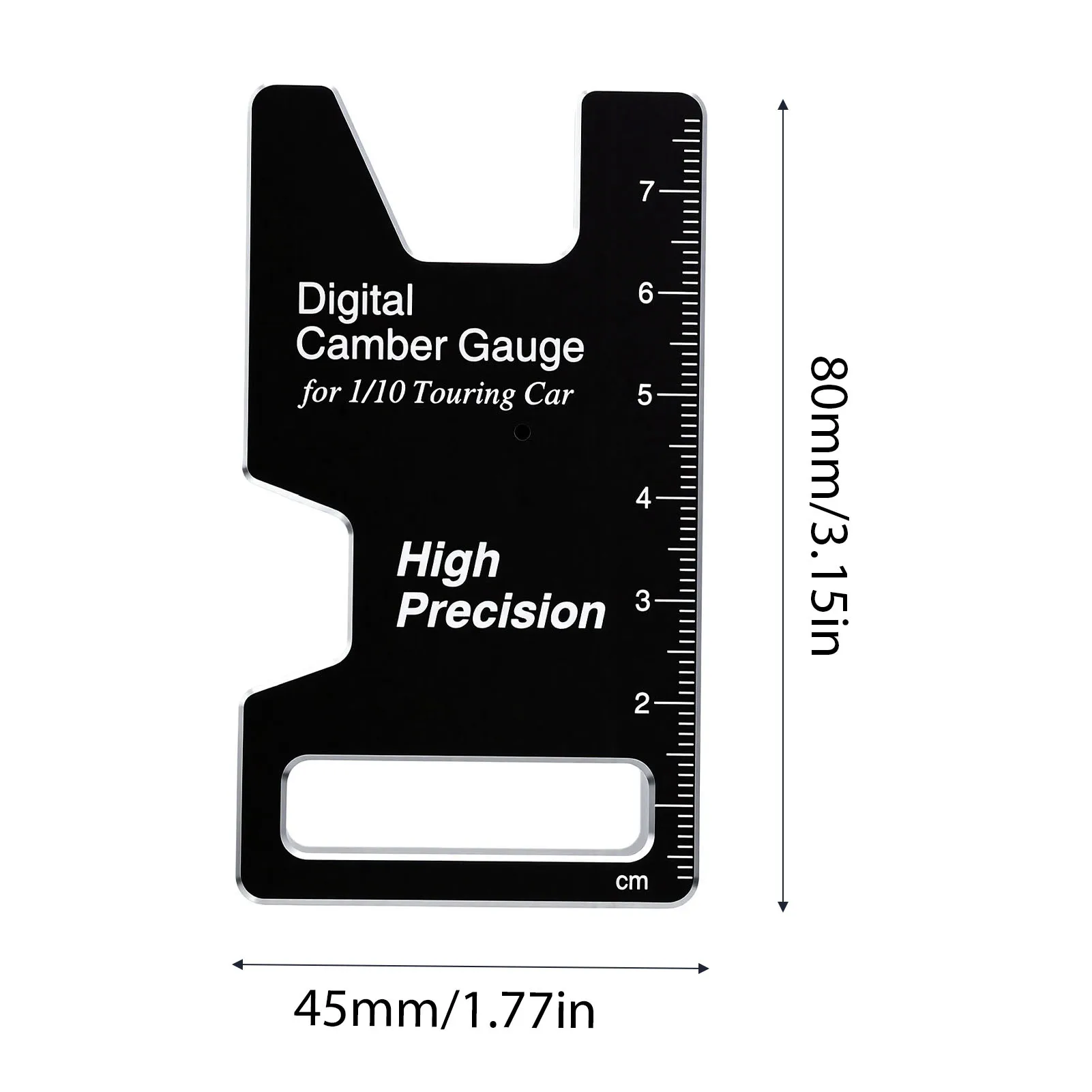 Digital Camber Gauge RC Car Camber Tool BT Digital Camber Gauge CNC Aluminum Alloy Camber Measurement Tool for RC Model Car