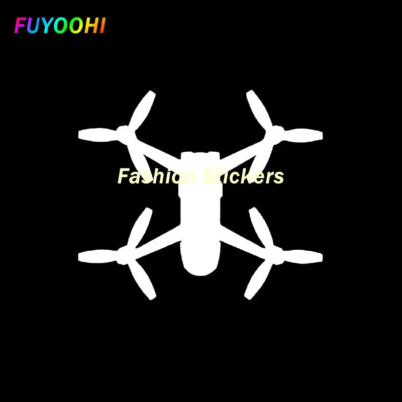 FUYOOHI Play Stickers Quadcopter SkyController UAV Drone Car Sticker Personality Car Motorcycle Helmet Trunk Vinyl Decal