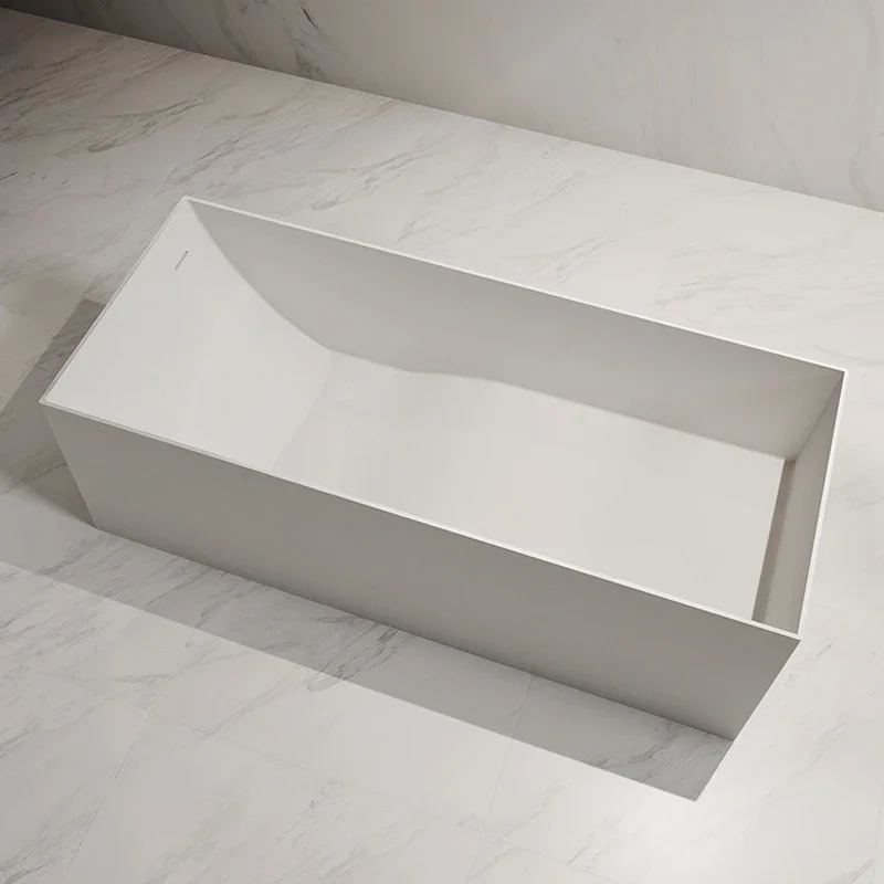 

Bathtub household small apartment artificial stone independent rectangular hotel